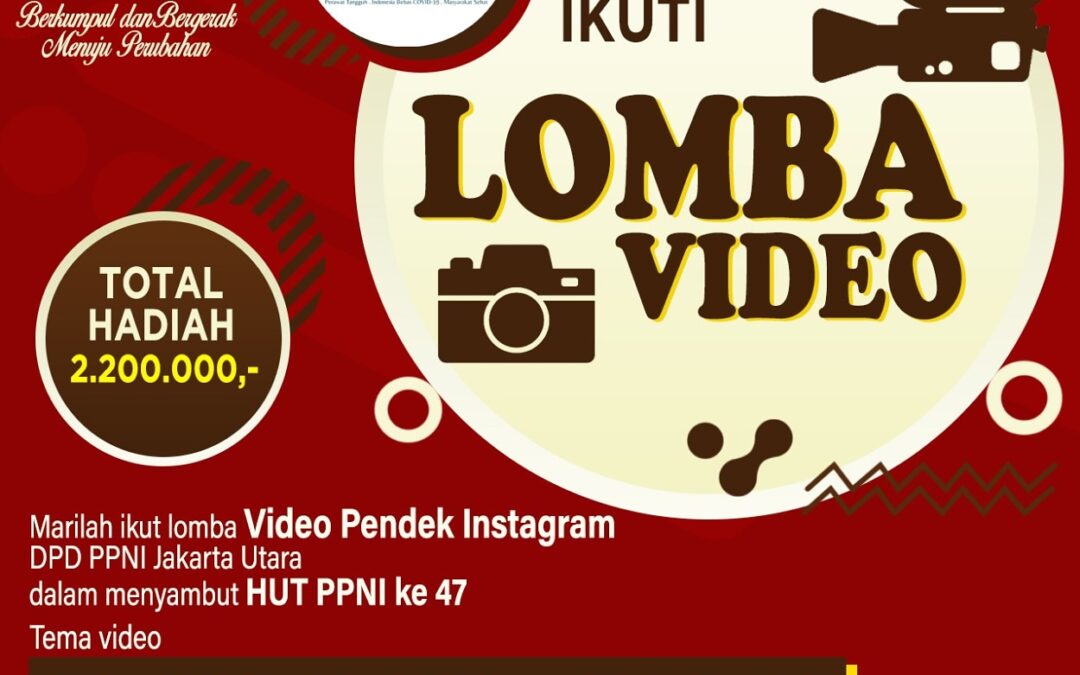 Lomba Video Pendek Edukasi Vaksin Dalam Rangka HUT PPNI Ke-47