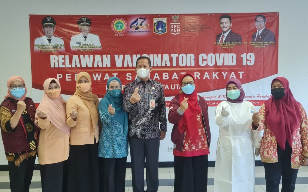 Dukung Percepatan Vaksinasi Lansia di Jakarta Utara, PPNI Terjunkan Tim Perawat Pendukung
