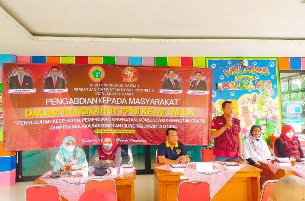 Perhatian Pada Masyarakat, PPNI Jakarta Utara Adakan Layanan Kesehatan Gratis